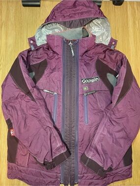 Rare Vintage Goldwin "Not For Sale" Sample Technical Ski Jacket Hooded Vest
